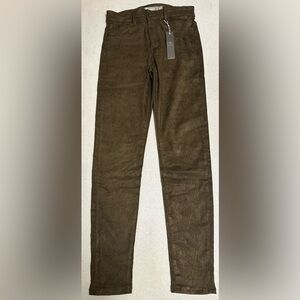 Tractr Deep Olive High Waist Skinny Jean Pant NWT